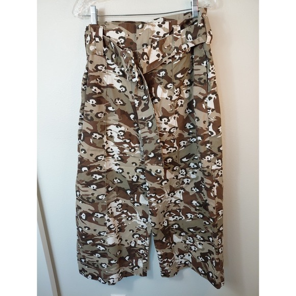 ASOS Pants - Y2K Asos Camo Pants Wide Streetwear Skater Size 14 Womens Military Utility
